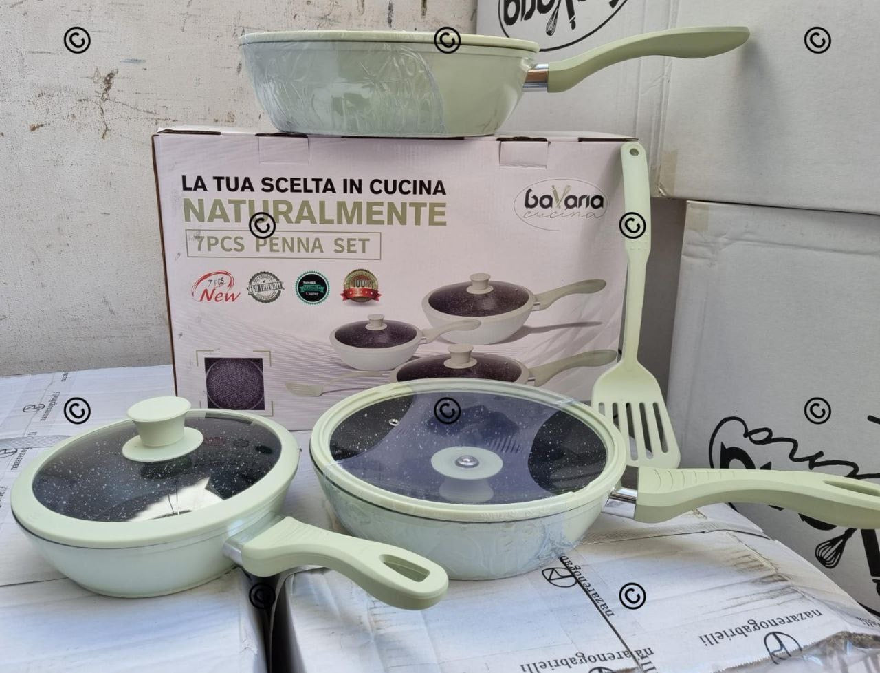 TRIS PADELLE ALTE CUCINA BAVARIA