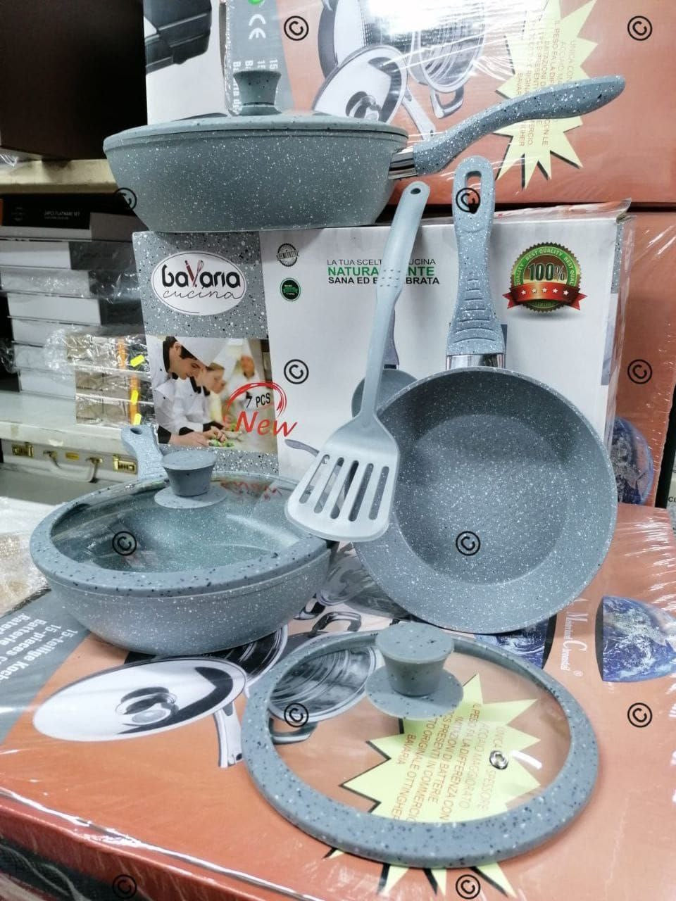TRIS PADELLE ALTE CUCINA BAVARIA
