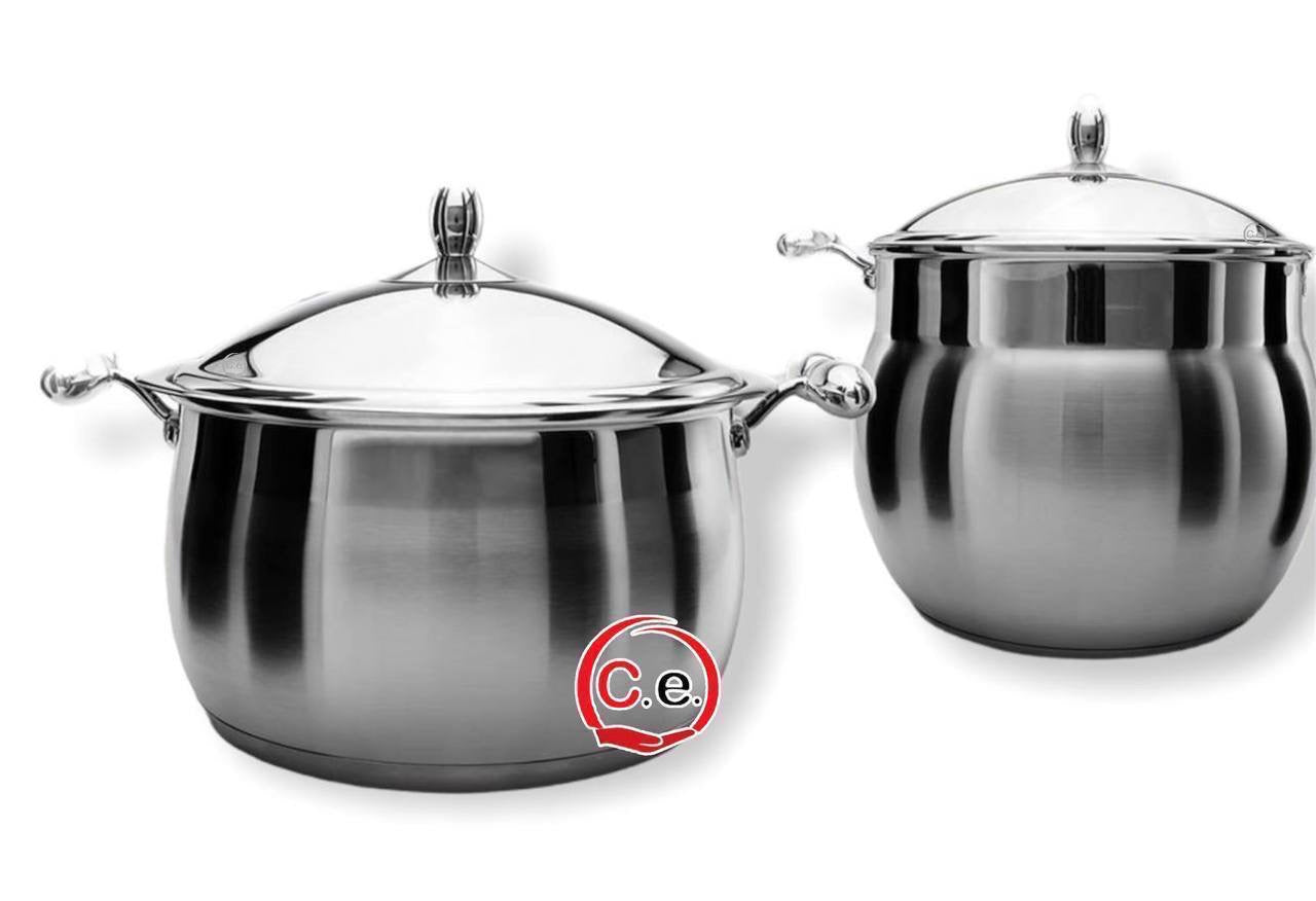 Batteria di pentole 18 pezzi acciaio inox