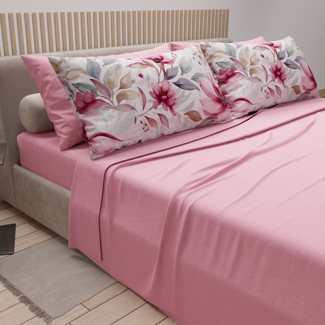 Lenzuola Matrimoniali in Cotone con 2 Federe Omaggio – Made in Italy