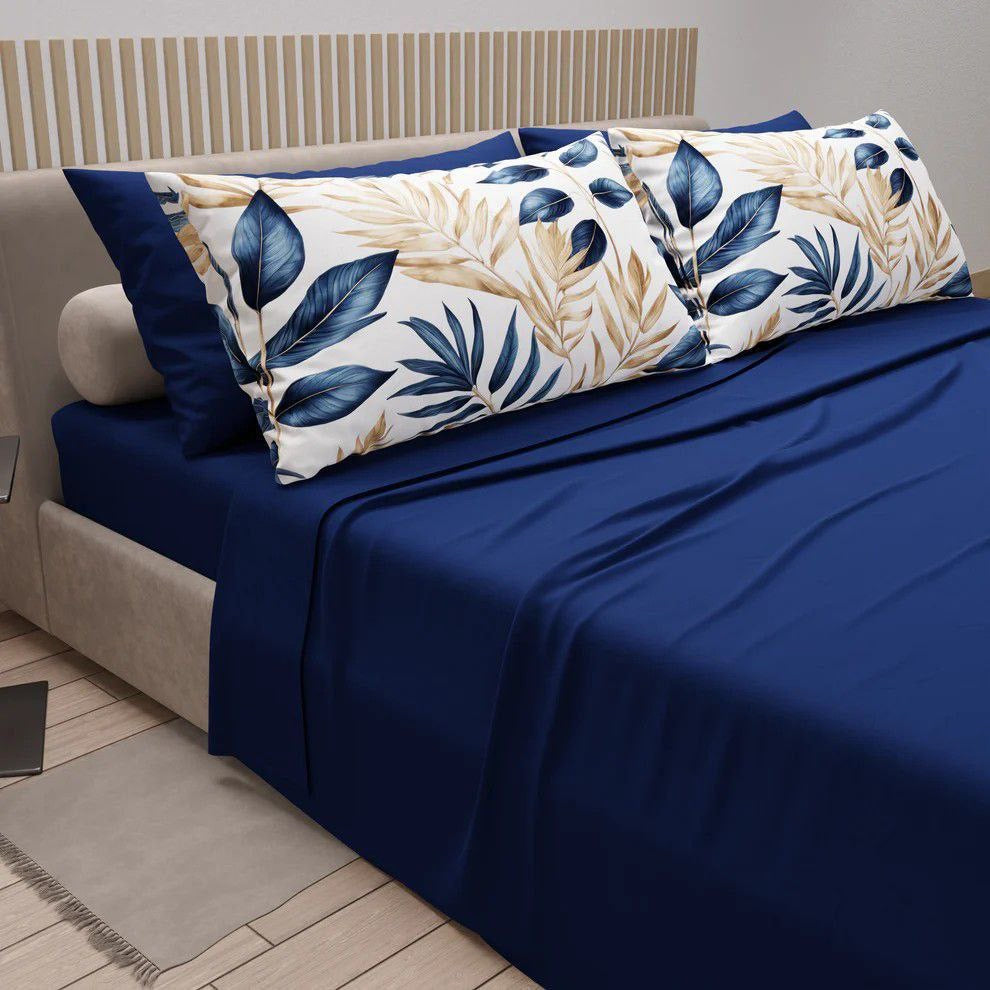 Lenzuola Matrimoniali in Cotone con 2 Federe Omaggio – Made in Italy