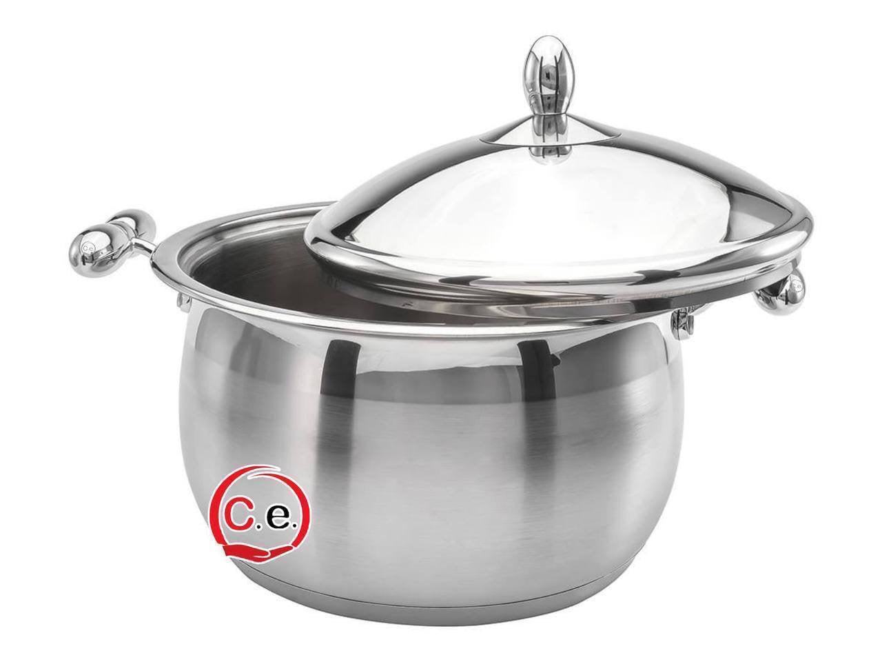 Batteria di pentole 18 pezzi acciaio inox
