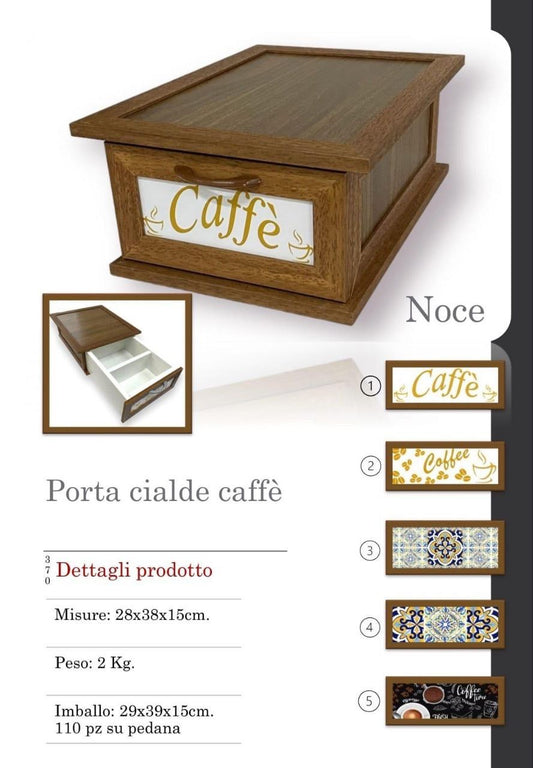 Porta cialde in legno