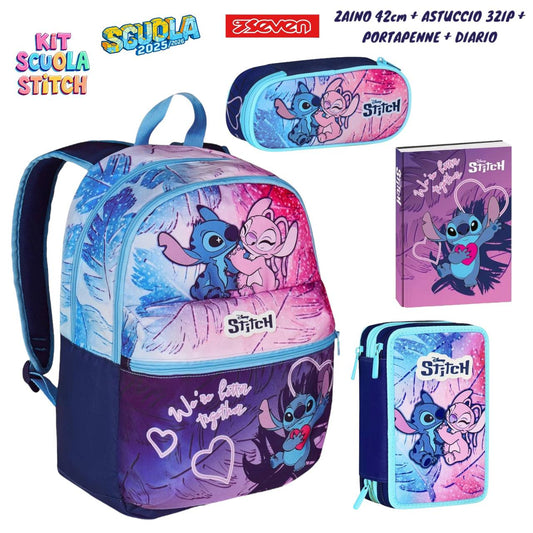 Kit scuola 4 pezzi stitch