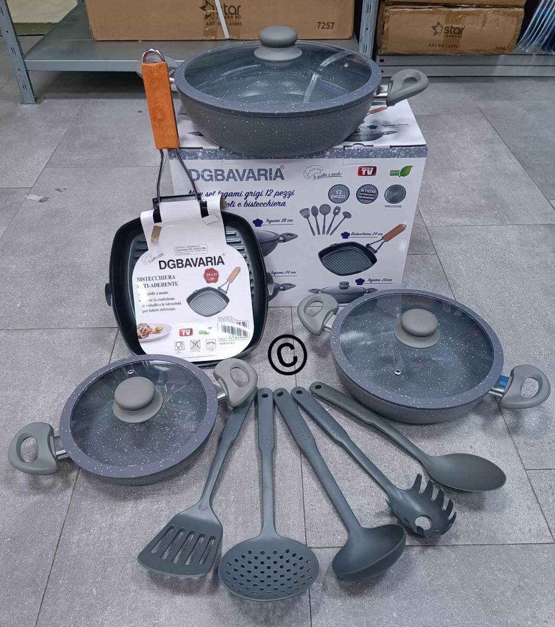 BATTERIA DG BAVARIA 12 PEZZI