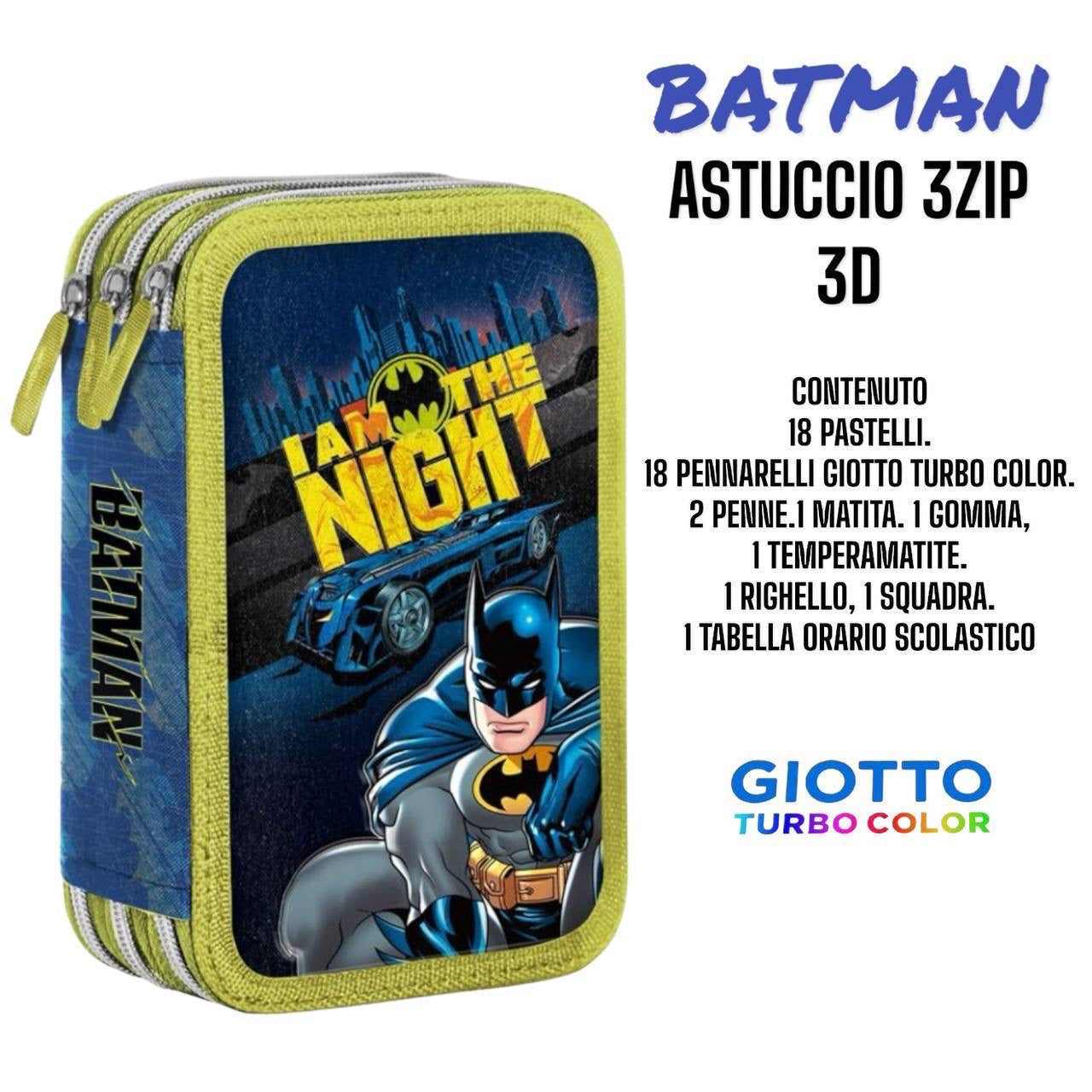 Astuccio 3 zip cartoni animati