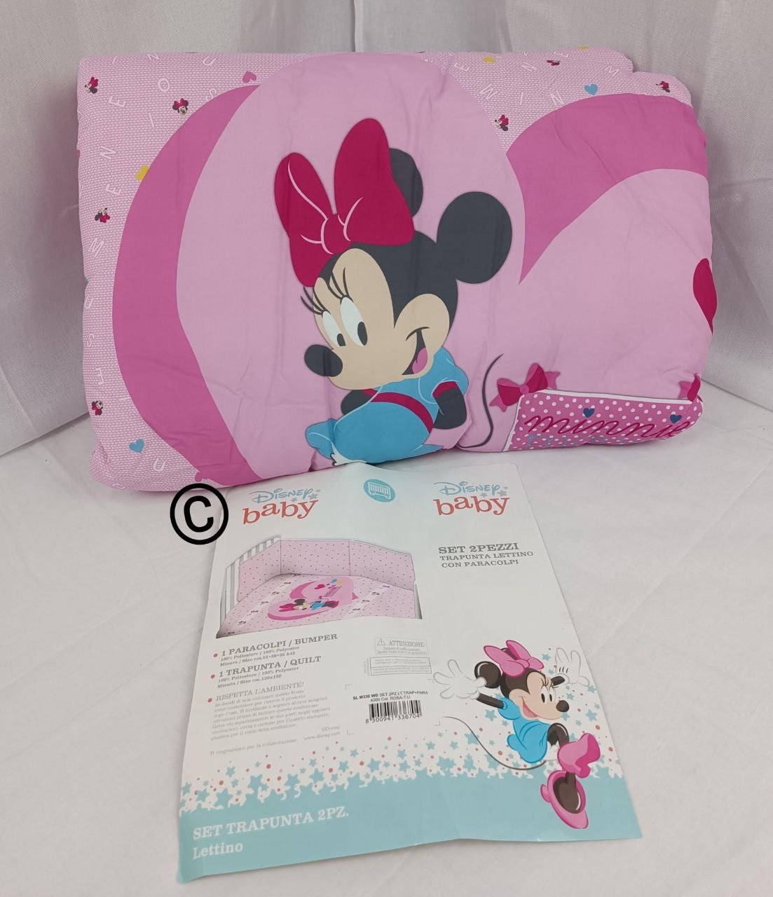 Set trapunta + paracolpi Disney