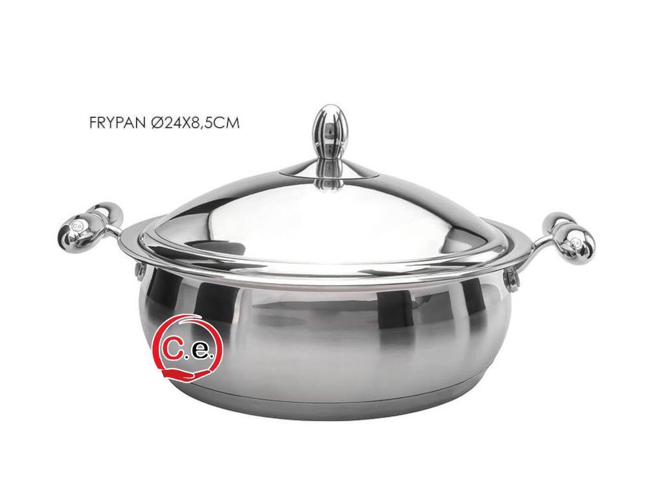 Batteria di pentole 18 pezzi acciaio inox