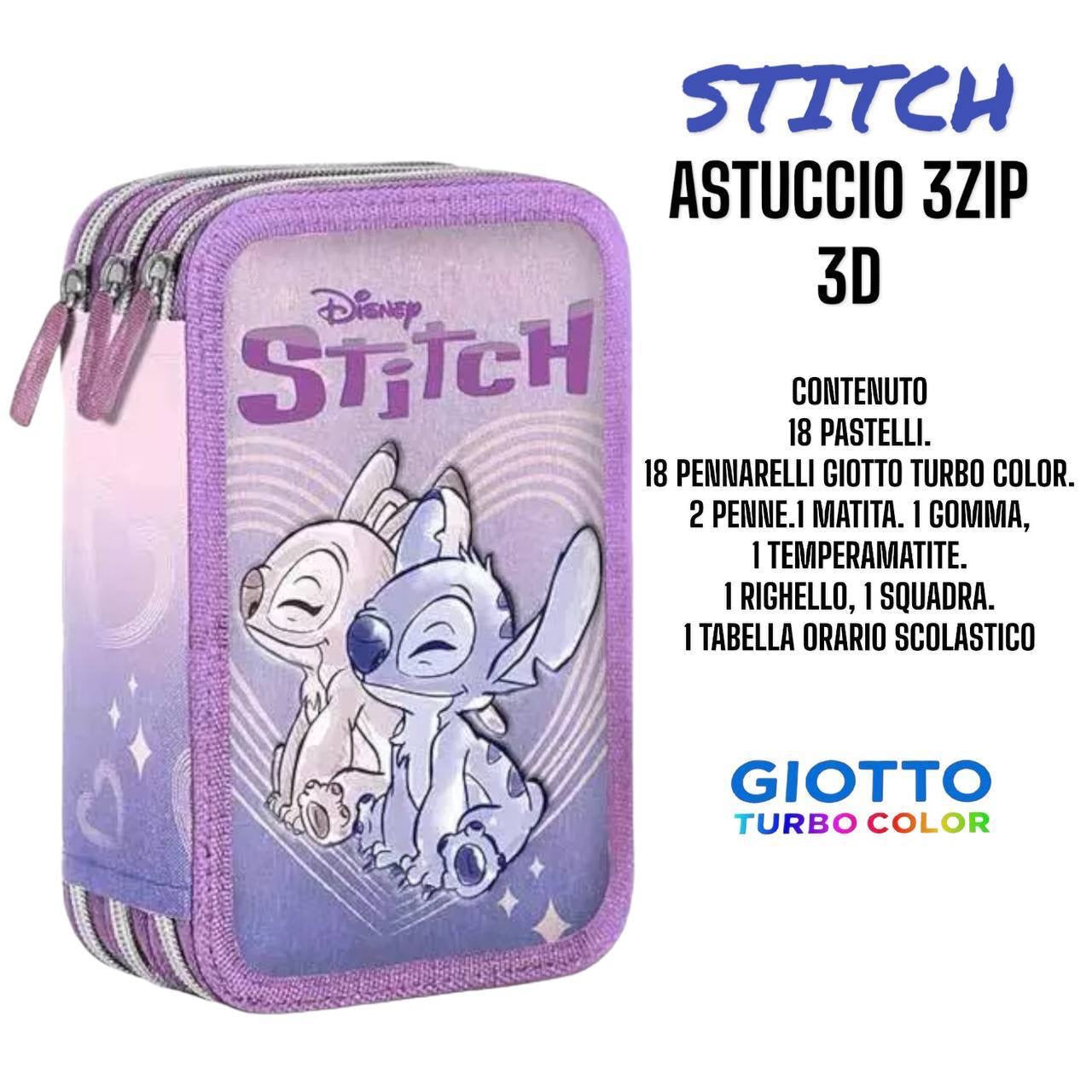 Astuccio 3 zip cartoni animati