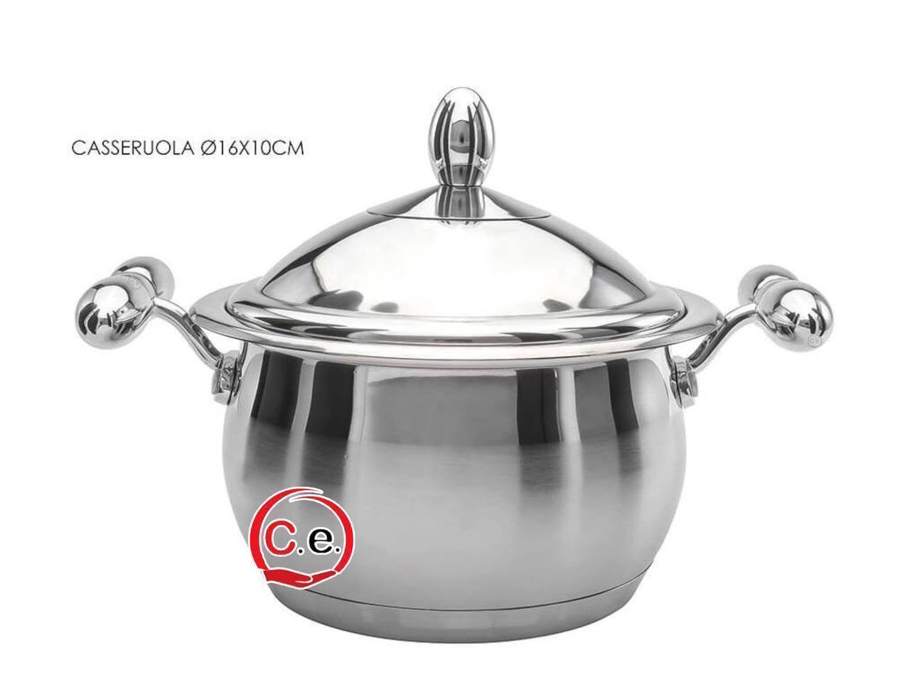 Batteria di pentole 18 pezzi acciaio inox