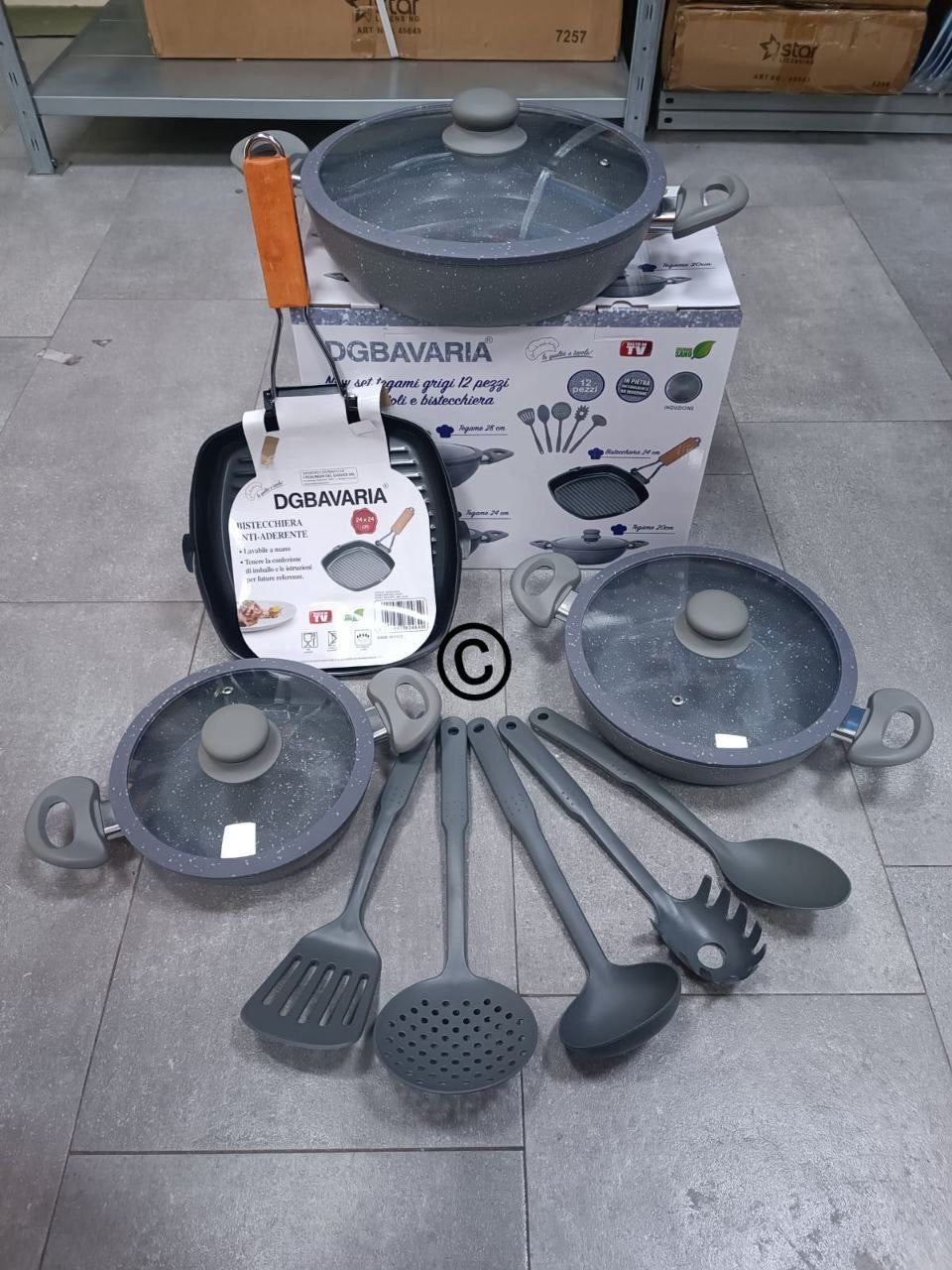 BATTERIA DG BAVARIA 12 PEZZI