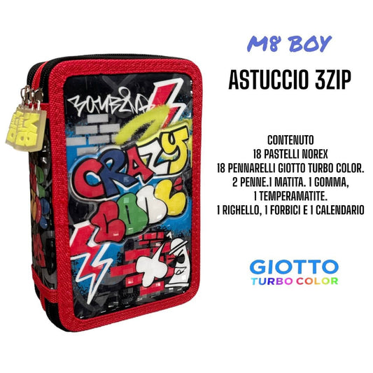 SCUOLA 2024
ASTUCCIO 3ZIP M8