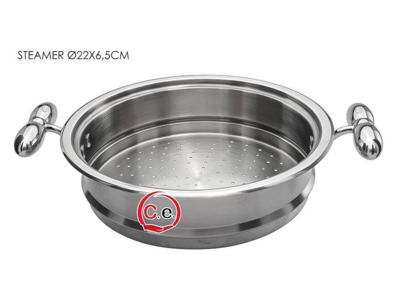 Batteria di pentole 18 pezzi acciaio inox