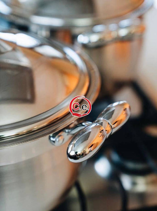 Batteria di pentole 18 pezzi acciaio inox